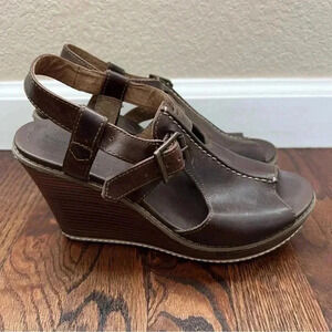 Timberland Brown Wedge Sandals